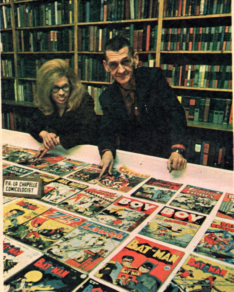 The Comic Book Wizard of Ypsilanti, GEORGE HAGENAUER, on 50 Years of Collecting Comics, Artwork and Books! - HagenauerSamLachappelleNoelRoy