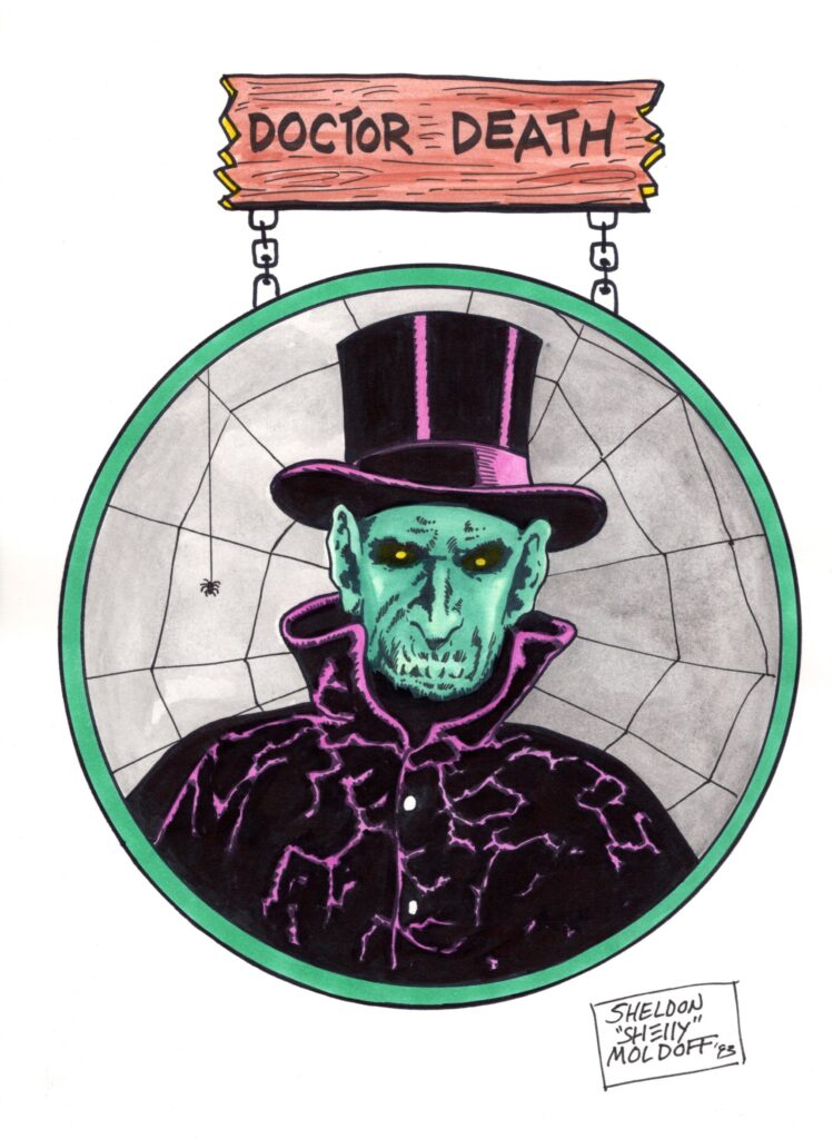 The Comic Book Wizard of Ypsilanti, GEORGE HAGENAUER, on 50 Years of Collecting Comics, Artwork and Books! - HagenauerTheHostDrDeathByShelly